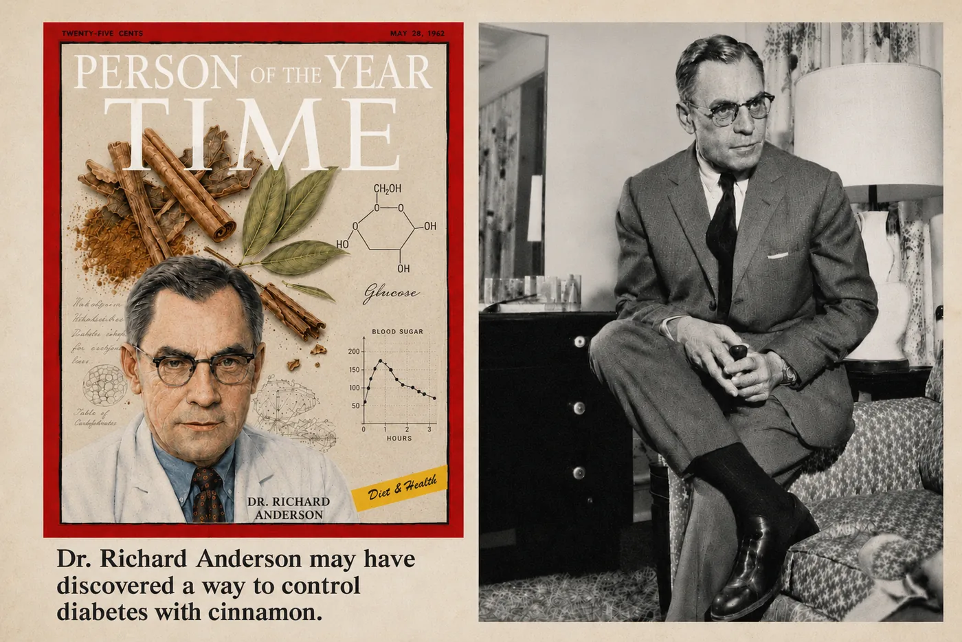 TIME cover: Dr. Richard Anderson may have discovered a way to control diabetes with cinnamon